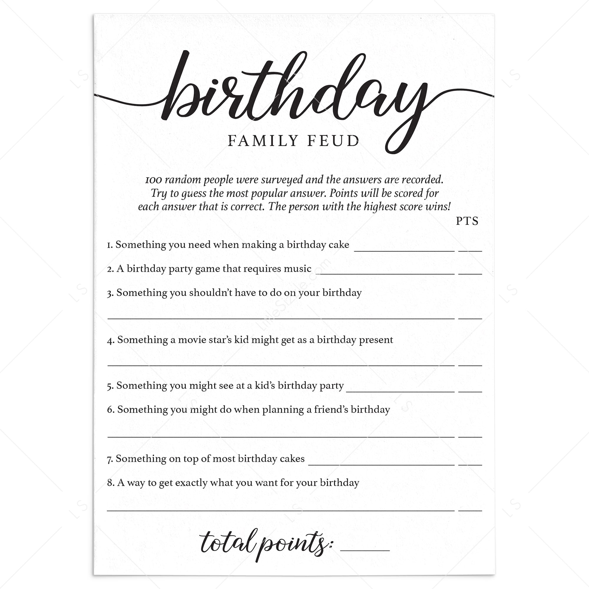 How to create your own family feud for any party? Make holidays and birthdays more exciting!