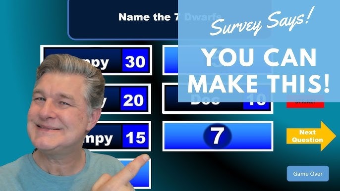 Fast Way To Make Custom Family Feud Game Show Yourself