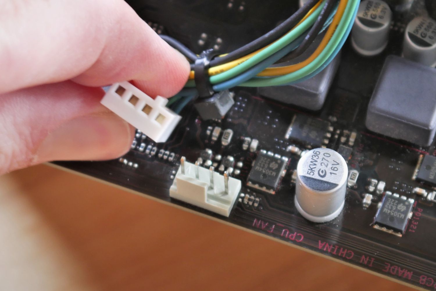 Installing fan connectors on motherboard right? Follow this easy diy method today.