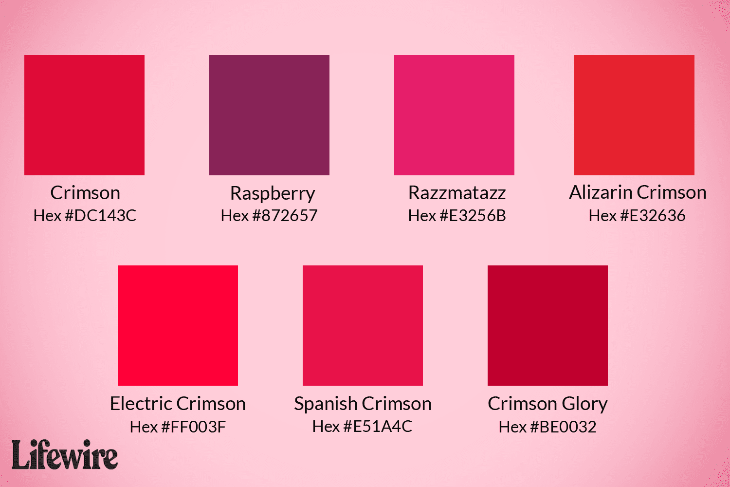 Why Use Red and Crimson Colors Together Perfect Examples