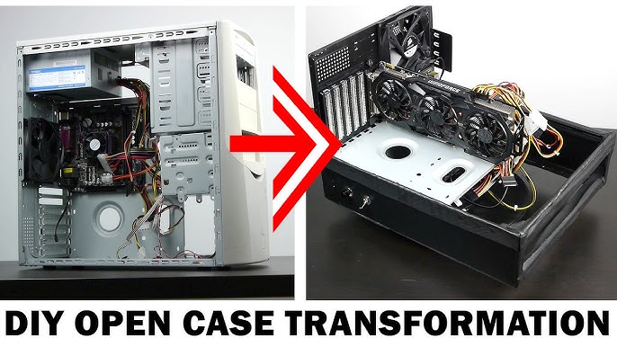 How to build an open computer chassis - DIY steps for beginners.
